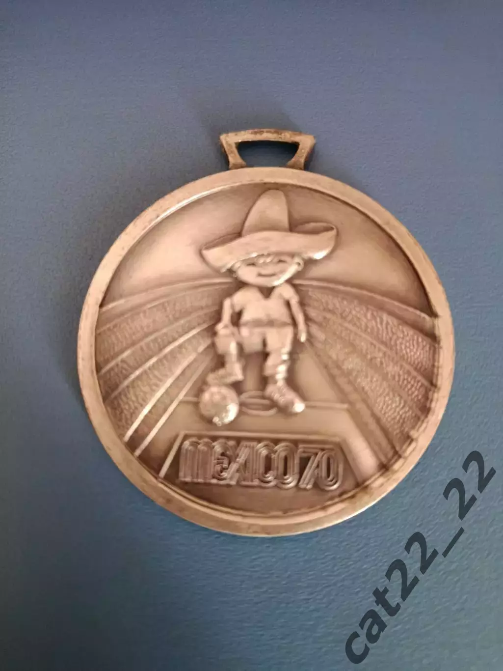 Оригинальная медаль НФС! Чемпионат мира 1970. Бразилия,Италия,ФРГ/Германия 1970