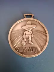 Оригинальная медаль НФС! Чемпионат мира 1970. Бразилия,Италия,ФРГ/Германия 1970