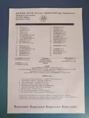 ФК Черкассы Черкассы - Металлург Никополь 2000/2001