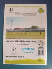 Электрометаллург - НЗФ Никополь - Торпедо Николаев 2010