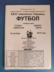 Сталь Каменское - Днепр Днепр 2016/2017