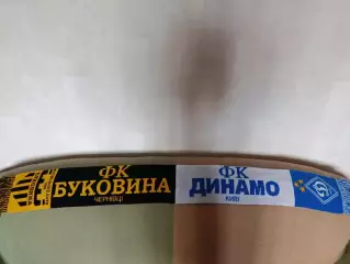 Официальный матчевый шарф. Буковина Черновцы - Динамо Киев 2025/2026