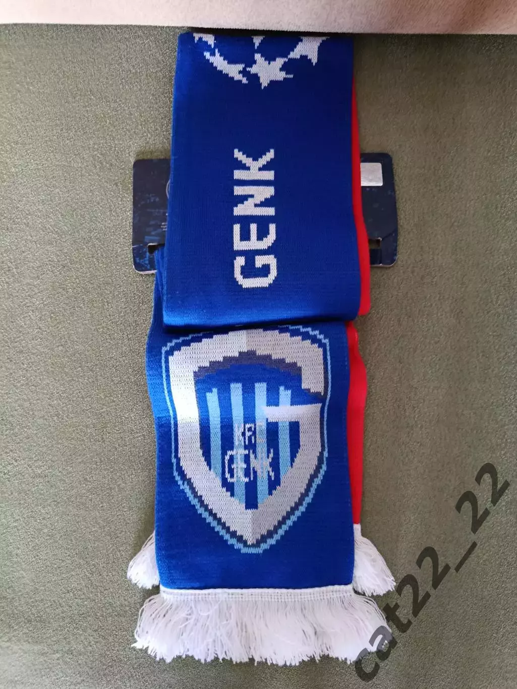 Официальный матчевый шарф. Ливерпуль Англия - Генк Бельгия 2019/2020 1