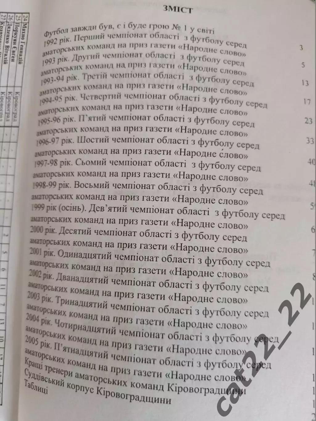 Книга: Страницы истории кировоградского аматорского футбола 1992-2005.Кировоград 1