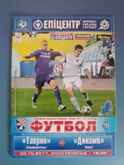 Таврия Симферополь Крым - Динамо Киев 2011/2012