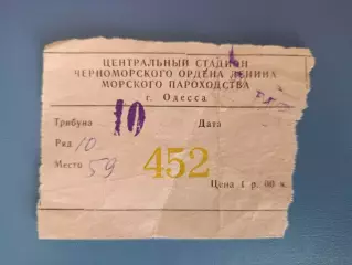 Черноморец Одесса СССР/Украина - ЦСКА Москва СССР/Россия 02.05.1982