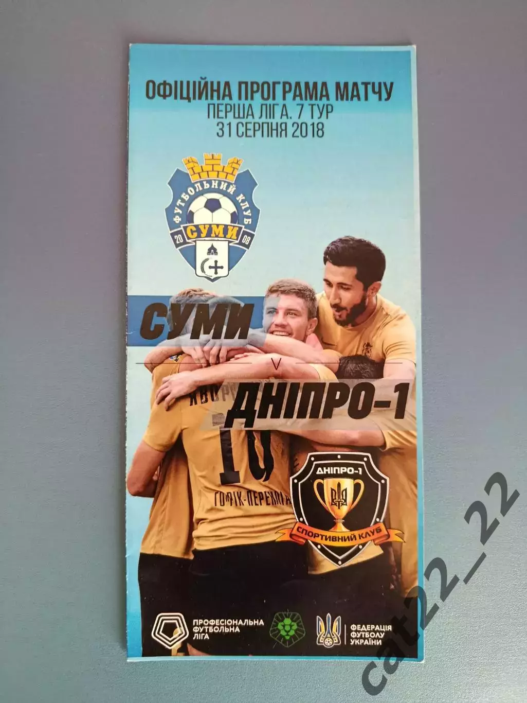 ФК Сумы Сумы - СК Днепр - 1 Днепр 2018/2019