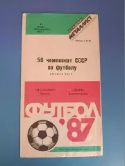 Металлист Харьков - Днепр Днепропетровск 1987