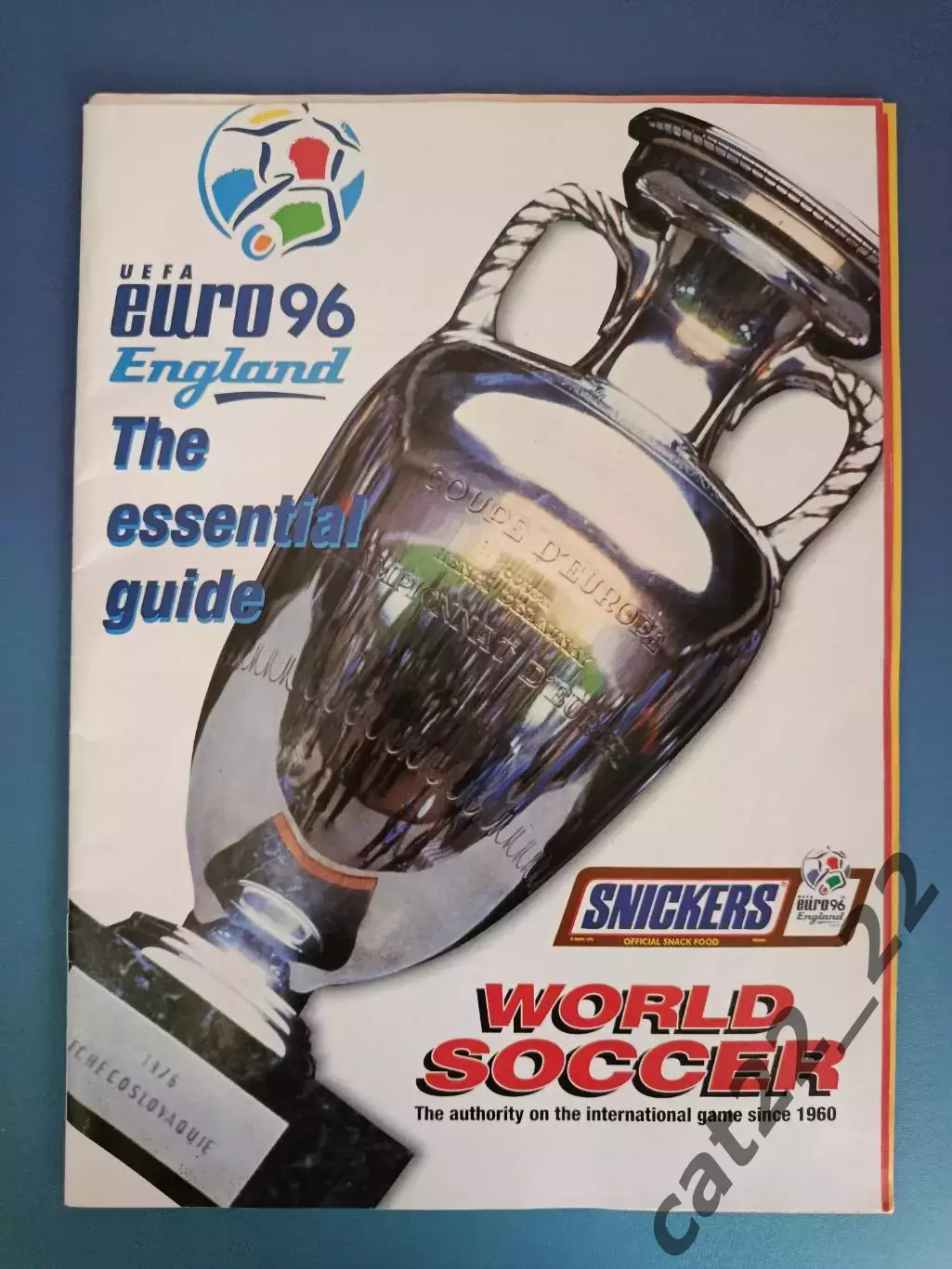 Турнир 1996. Чемпионат Европы 1996.Официальное издание World Soccer. Россия 1996