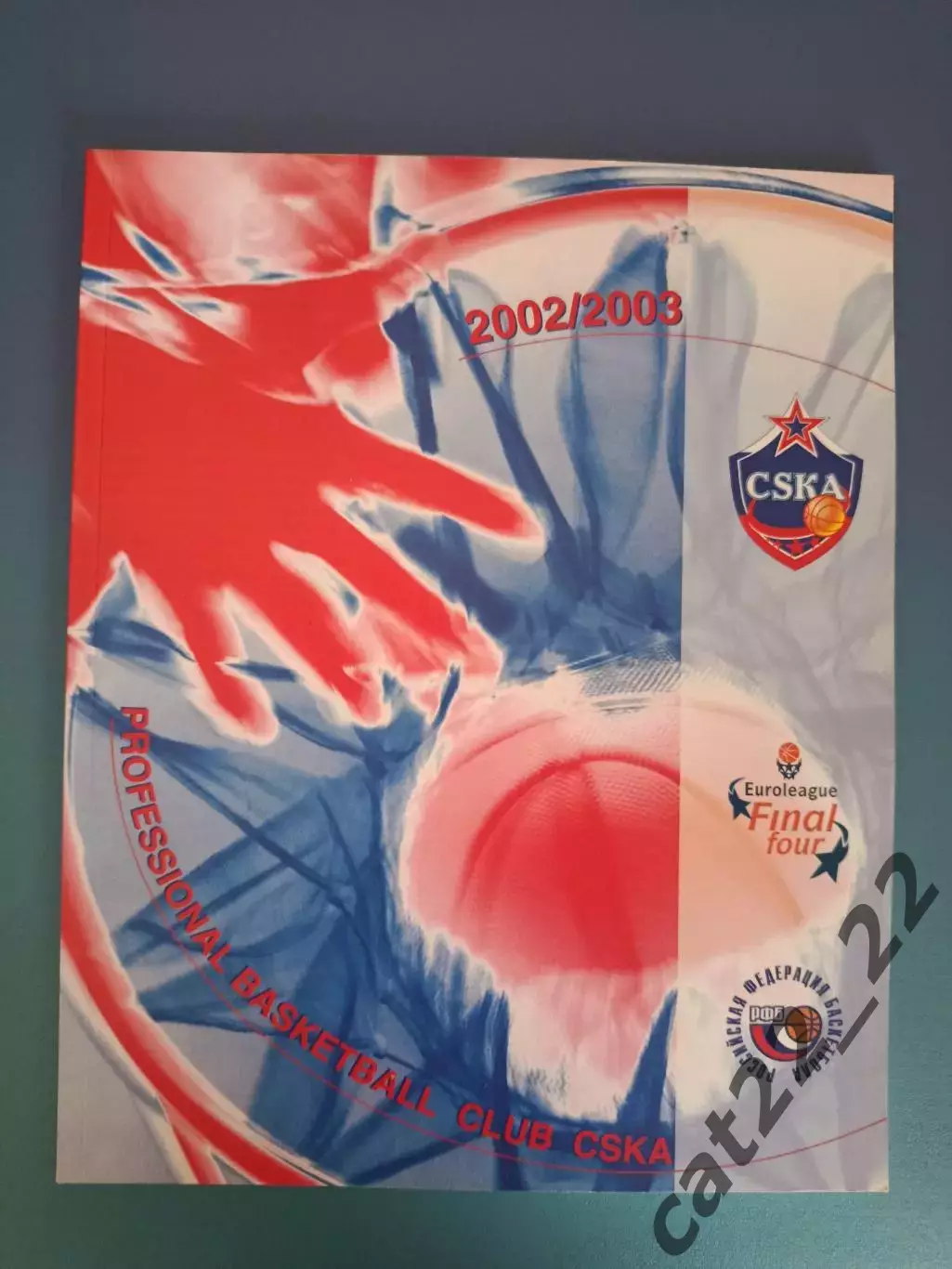 Турнир 2002/2003. Баскетбол. Евролига. ЦСКА Москва Россия 2002/2003