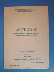 Торпедо Луцк - Океан Керчь Крым 1981
