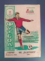 МТМ! Таврия Симферополь Крым СССР/Украина - Падерборн ФРГ/Германия 1976