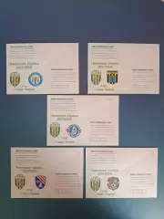 Конверт к матчу. 2007/2008.Карпаты Львов-Металлург,Нефтяник,Днепр,Таврия,Харьков