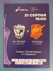 Оригинал! Пробой/Пробий Городенка/Ивано - Франковск - Ингулец Петрово 2024/2025