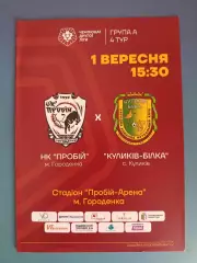 Оригинал!Пробой/Пробий Городенка/Ивано-Франковск-Куликов-Белка Куликов 2024/2025