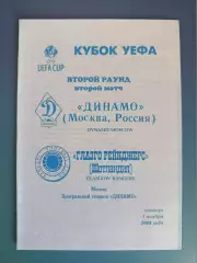 Динамо Москва Россия - Рейнджерс Глазго Шотландия 2001/2002