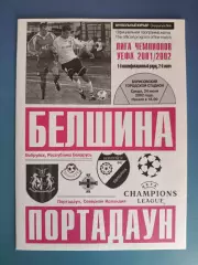 Белшина Бобруйск Беларусь - Портадаун Северная Ирландия 2002/2003