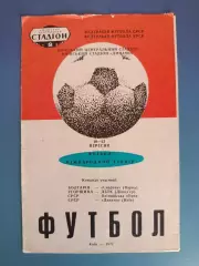 Турнир 1971. СССР/Россия, Динамо Киев СССР/Украина, Болгария, Венгрия