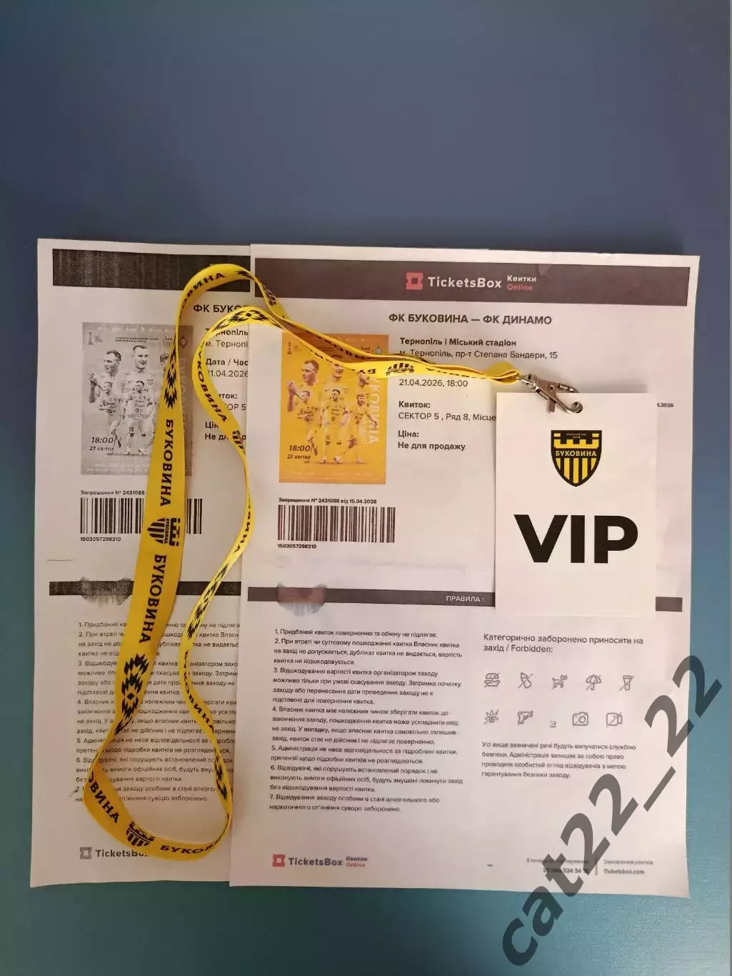 Цена за комплект! VIP! Буковина Черновцы - Динамо Киев 2026