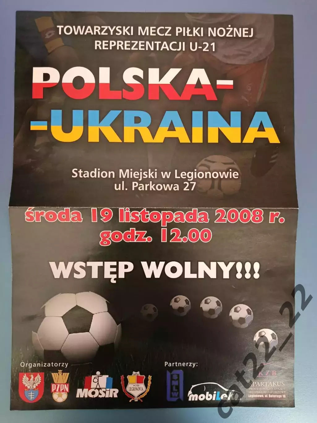 Оригинал! Польша - Украина 2008