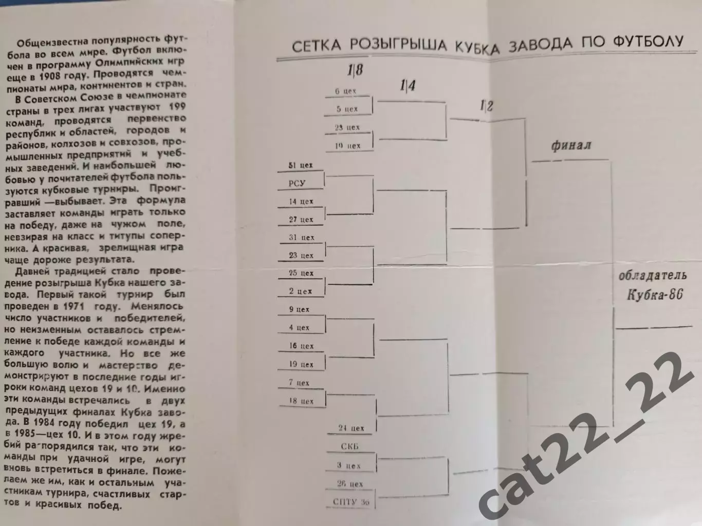 Турнир 1986. Кубок КФК. Ташкент СССР/Узбекистан 1