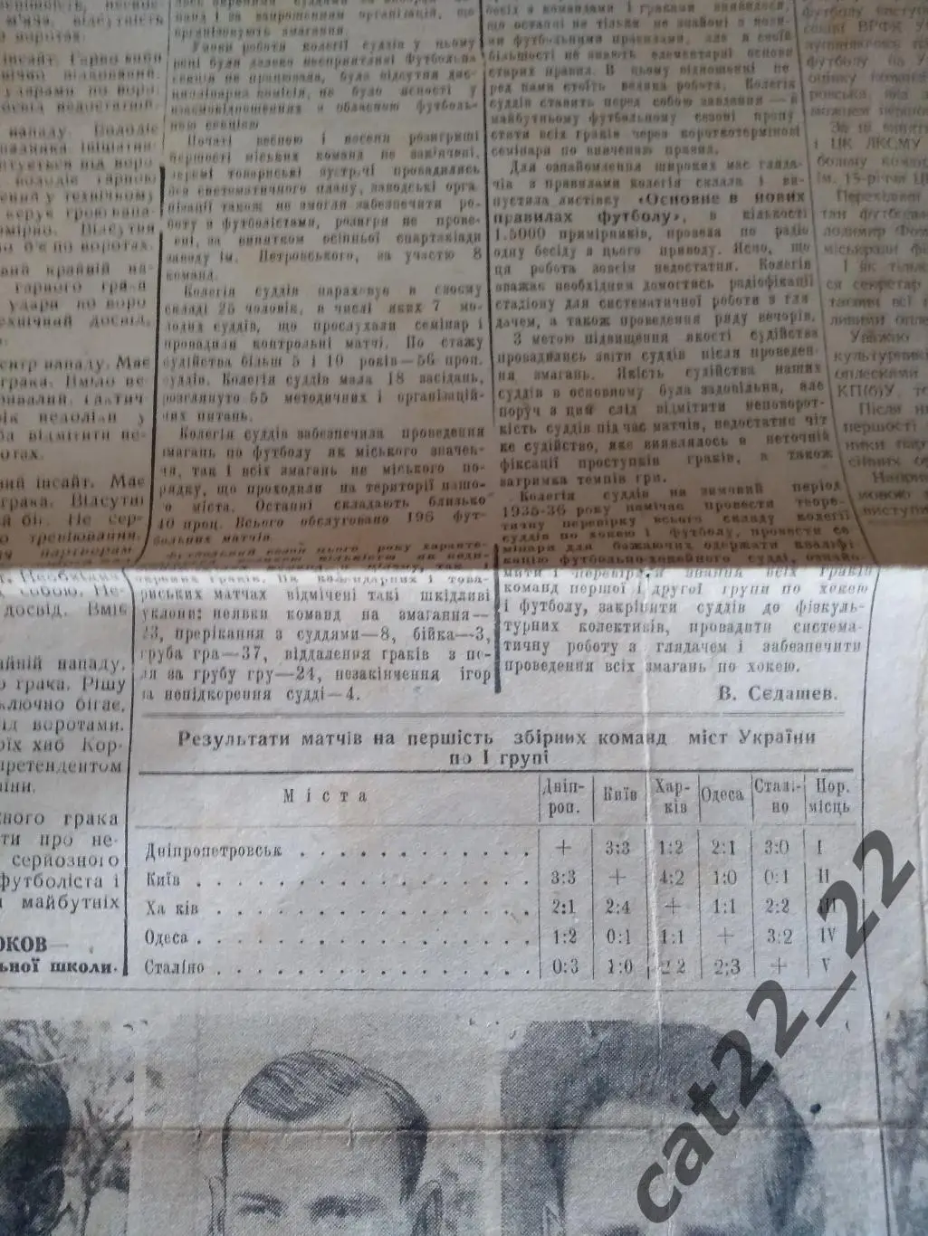 Чемпионат СССР 1935. Ростов, Иваново, Казань, Николаев, Одесса, Сталино/Донецк 3