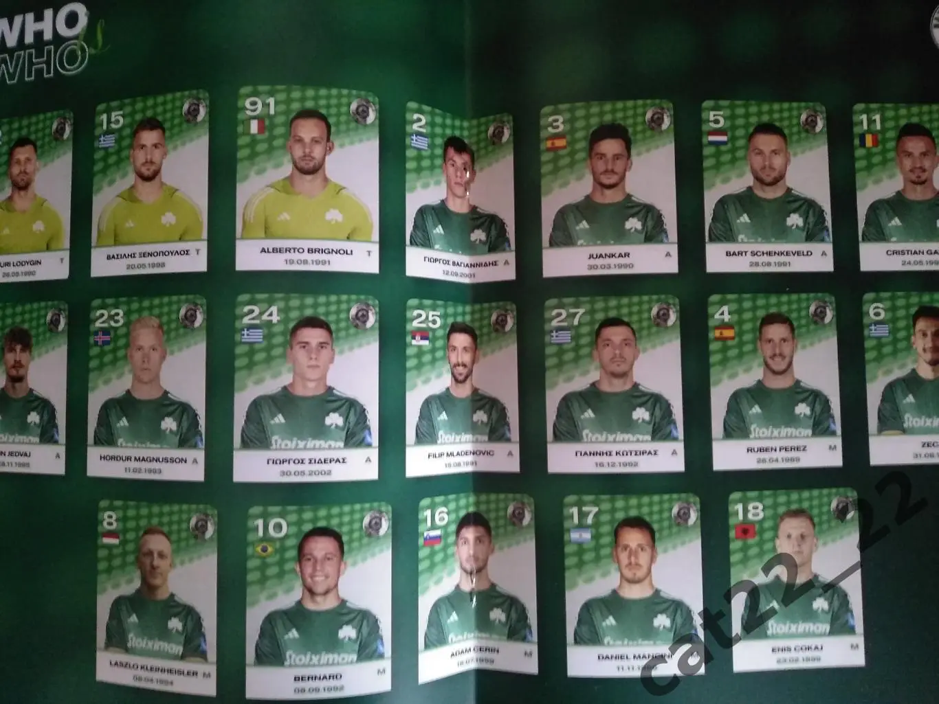 Панатинаикос Афины Греция - СК Днепр-1 Днепр Украина 2023. Официальная программа 2