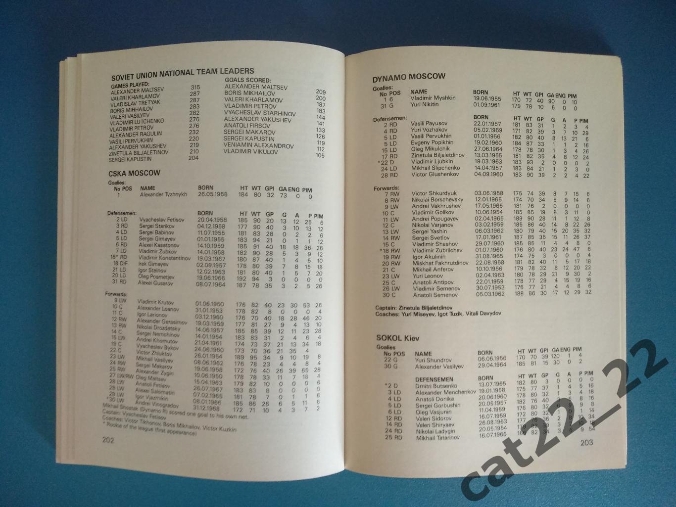 Хоккей. Хоккейный гид по сезону 1985/1986. СССР, США, Канада, ГДР, ФРГ, Чехия 4