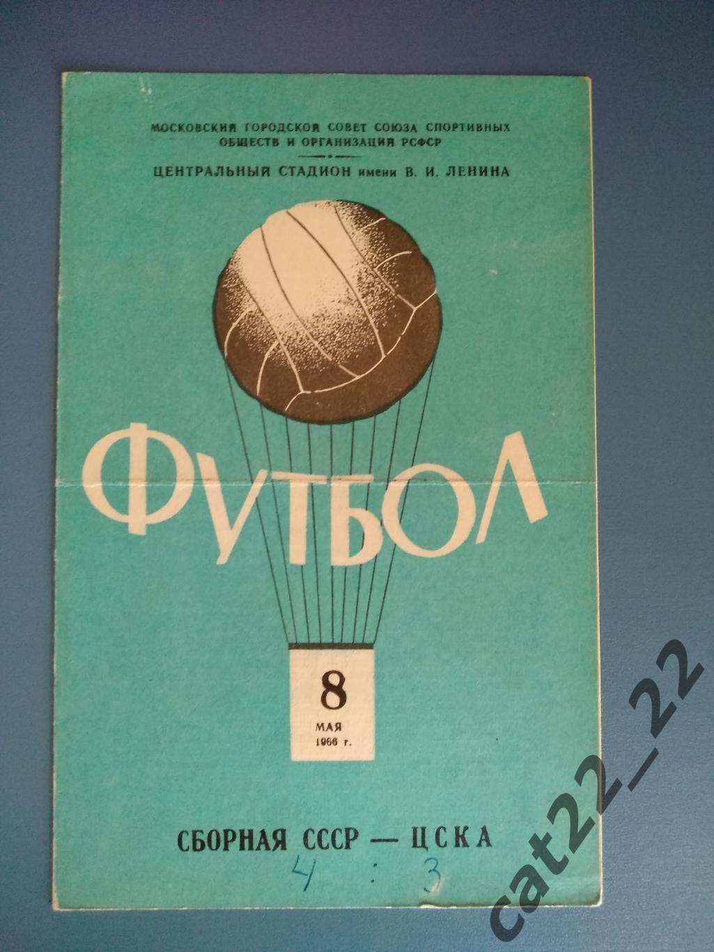 СССР - ЦСКА Москва СССР/Россия 1966