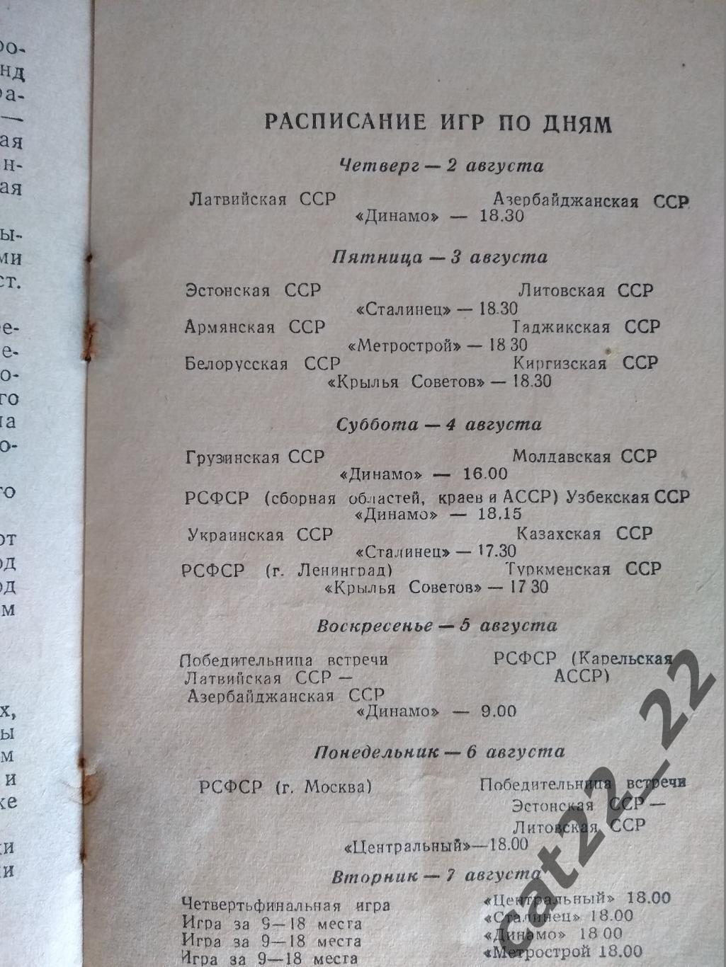 Турнир 1956. СССР. РСФСР/Россия,Москва,Ленинград/Санкт-Петербург,Украина,Эстония 2