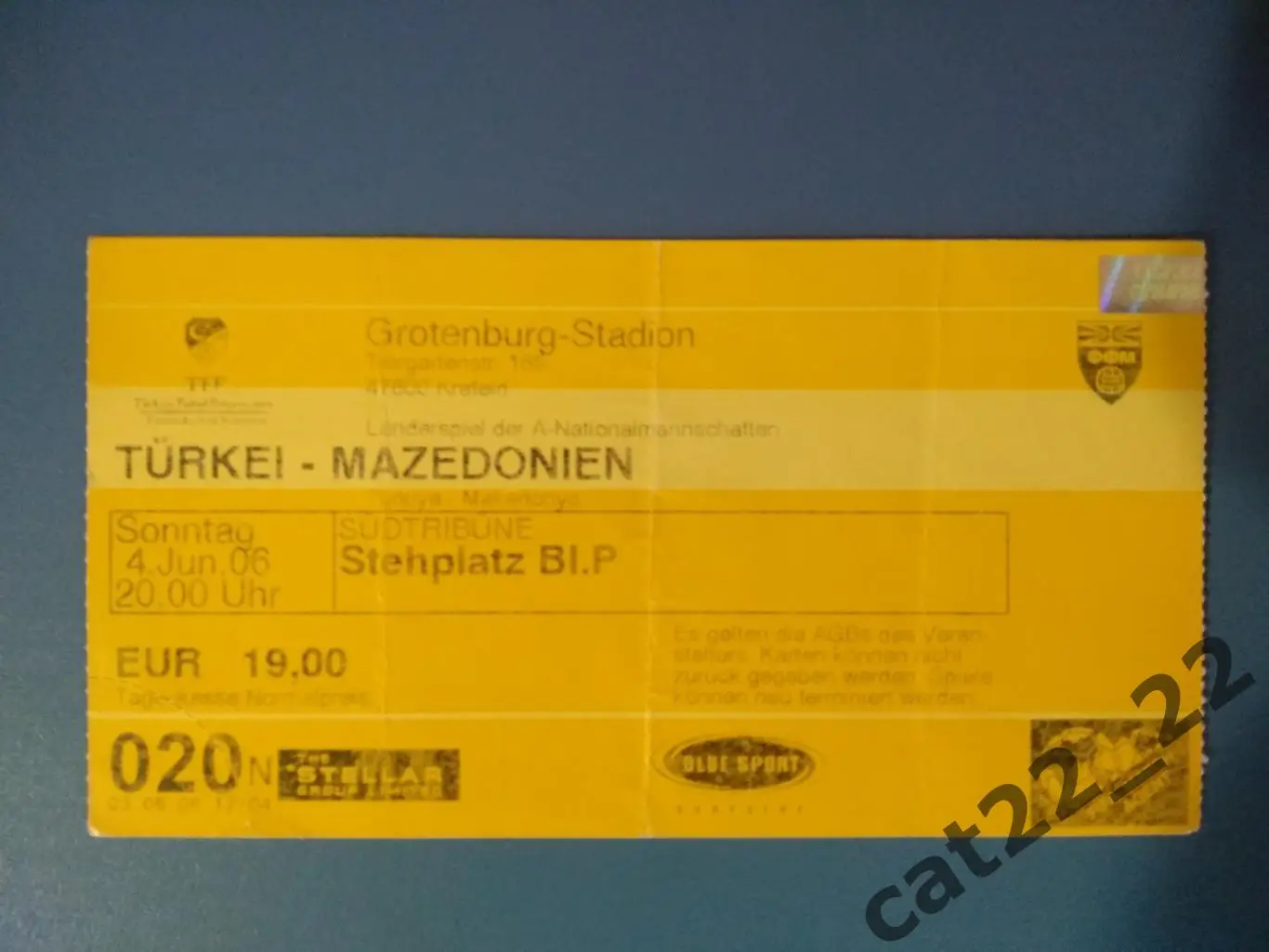 Турция - Македония 04.06.2006