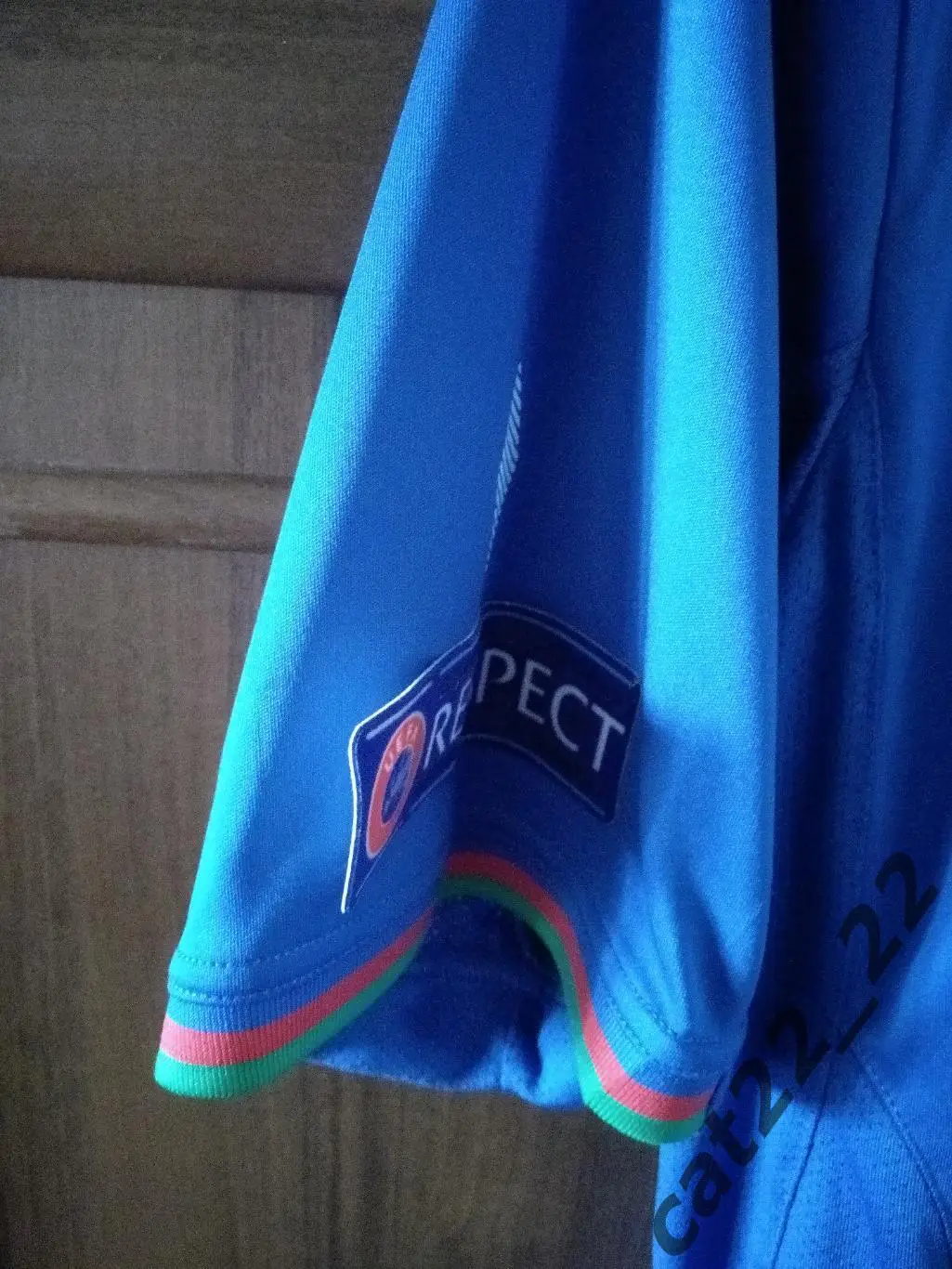 Игровая футболка сборной Азербайджана 2016. Азербайджан. Чемпионат Европы 2016 2