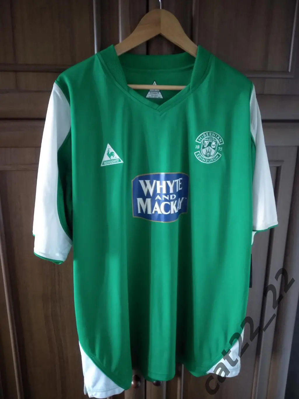 Игровая футболка Хиберниан Эдинбург Шотландия 2005/2006. Хиберниан - Днепр 2005