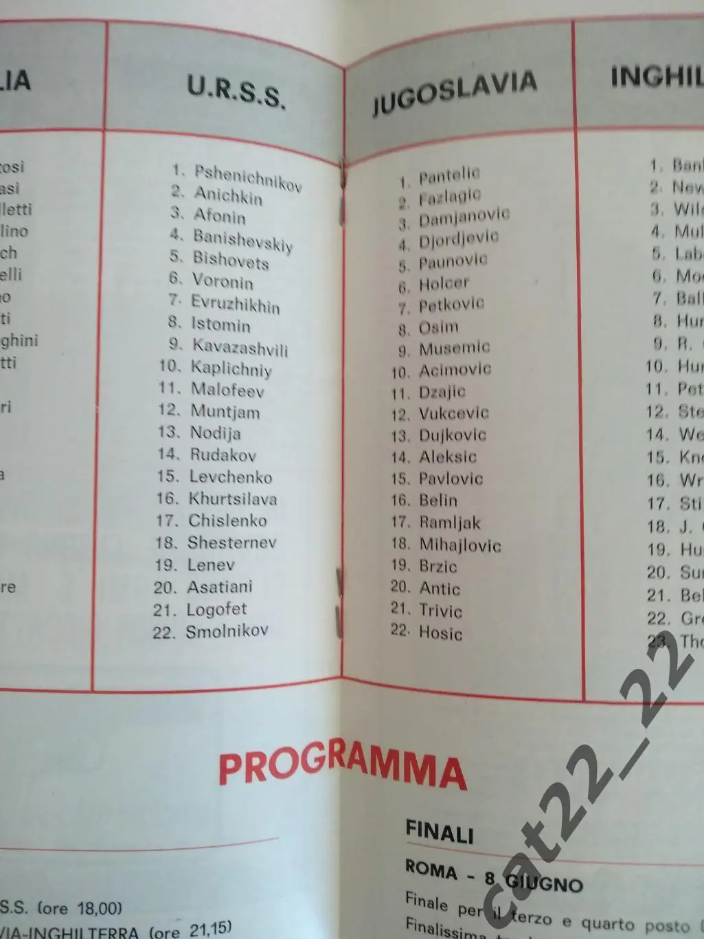 Отличное состояние! Турнир 1968. Чемпионат Европы. СССР 1968 1