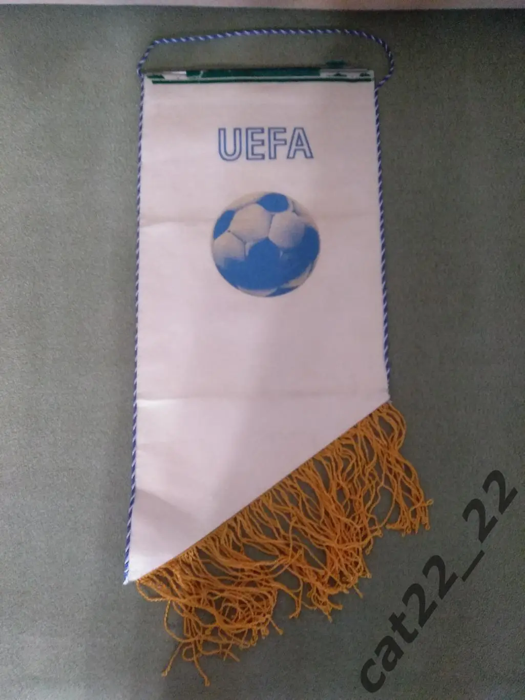 Матчевый капитанский вымпел Днепр Днепр Украина-Айнтрахт Франкфурт Германия 1993 1