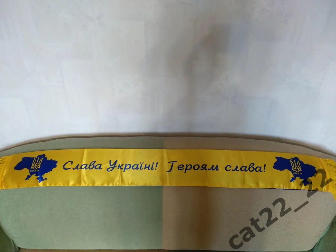 Оригинальный официальный шарф УАФ. Чемпионат Европы 2024.ЕВРО-2024. Украина 2024