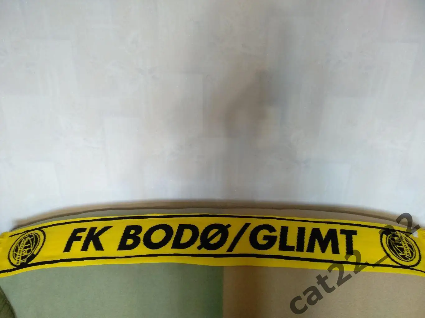 Оригинальный официальный шарф Бодо Глимт Норвегия-Заря Луганск Украина 2021/2022 1