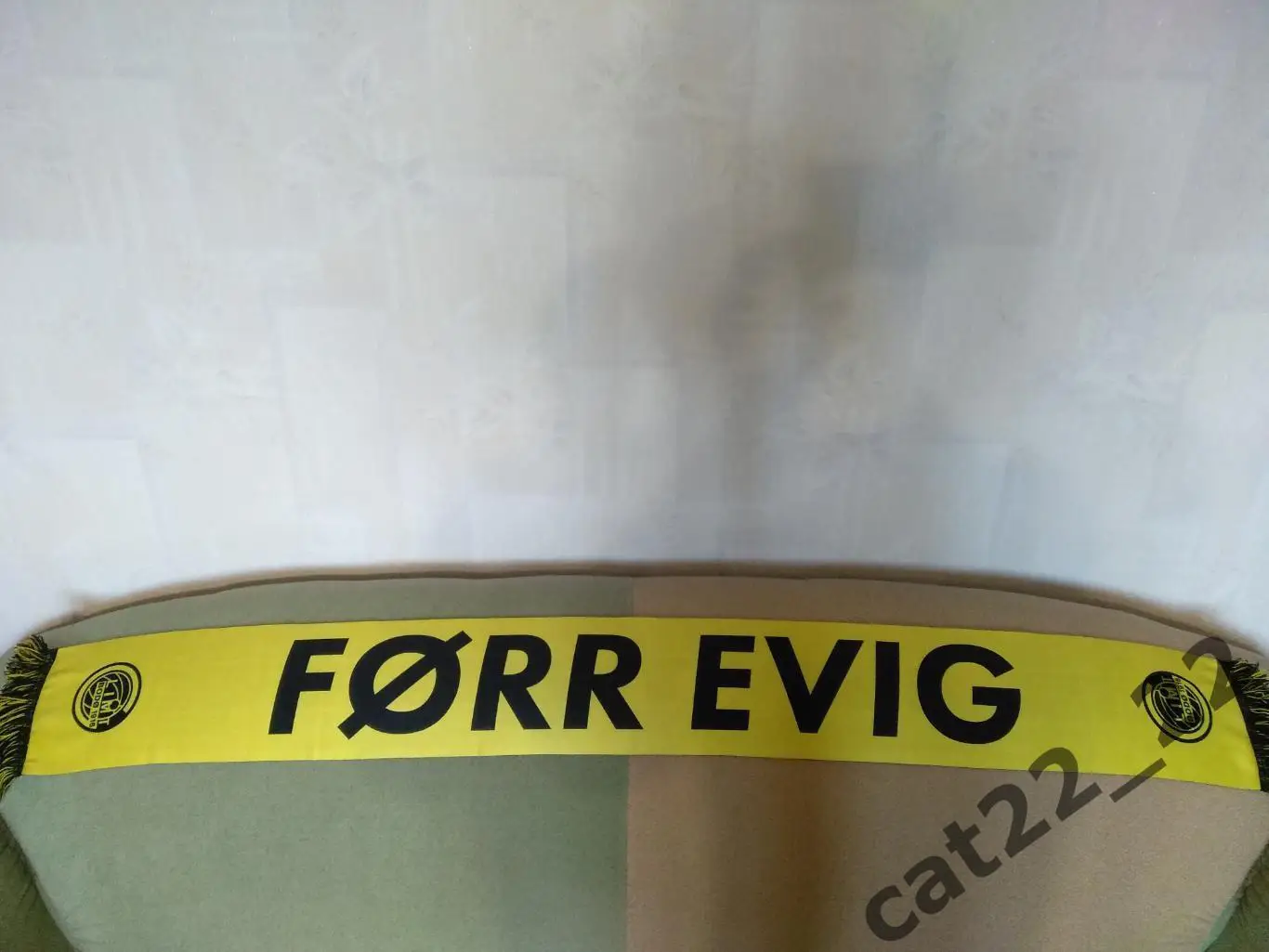 Оригинальный официальный шарф Бодо Глимт Норвегия-Заря Луганск Украина 2021/2022 1