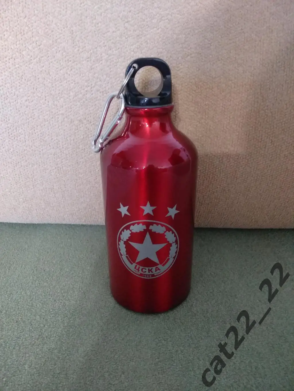 Бутылка для воды. ЦСКА София Болгария - Заря Луганск Украина 2021/2022