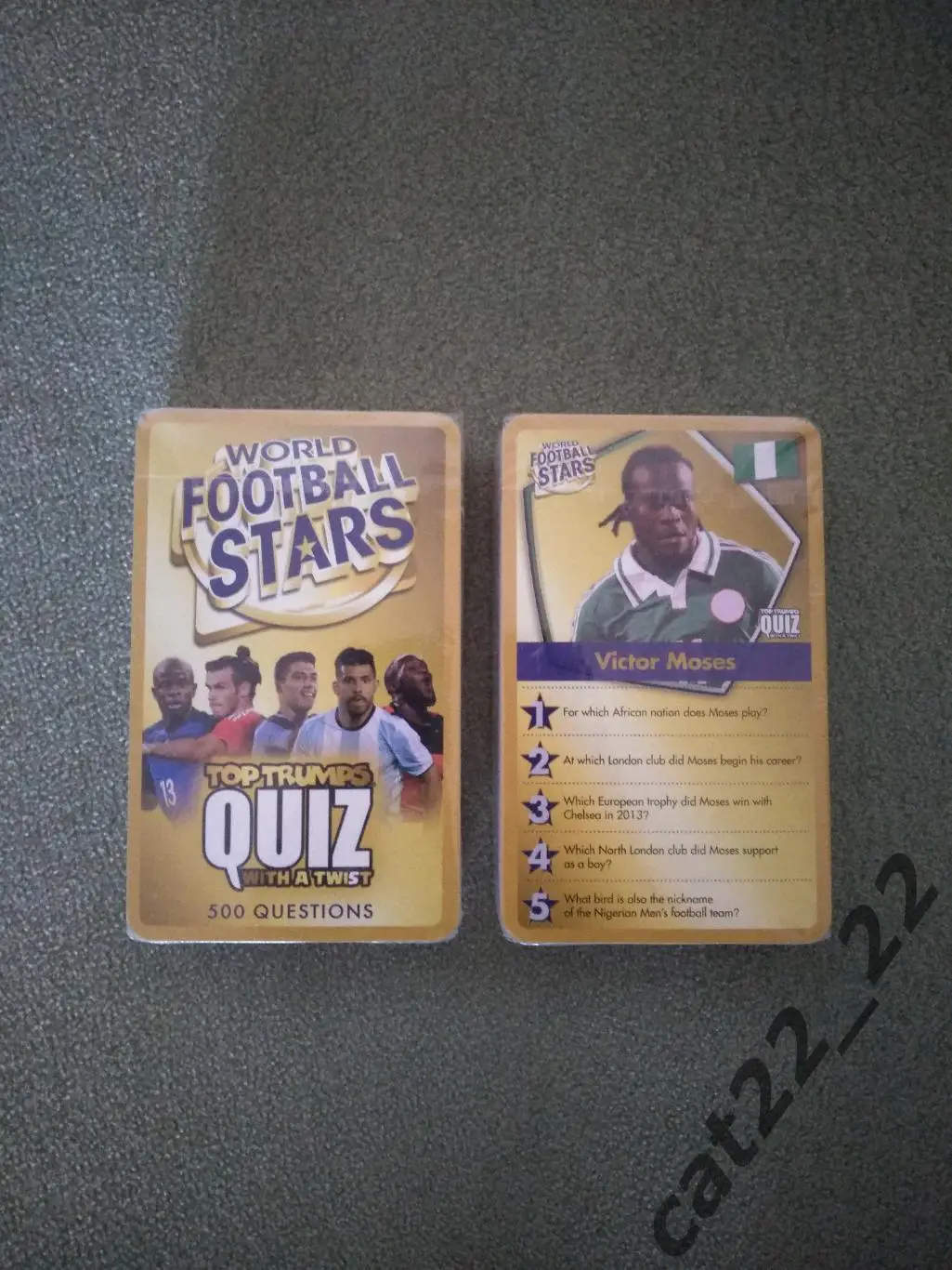 Набор. Мировые футбольные звезды. Карточки. Набор футбольных карточек 2019 года 4