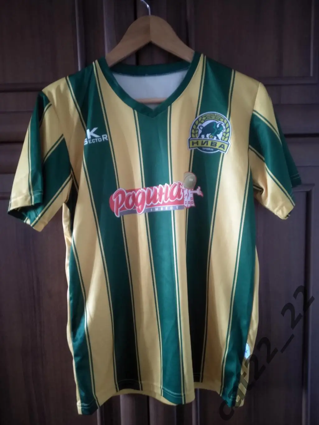 Футболка клубная игровая. Нива Тернополь Украина 2018/2019. Дмитрий Заикин