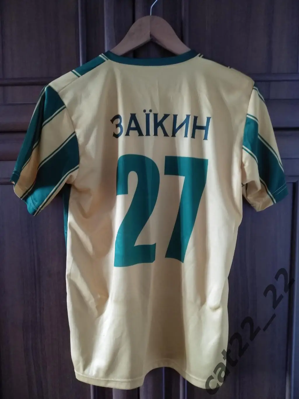 Футболка клубная игровая. Нива Тернополь Украина 2018/2019. Дмитрий Заикин 1