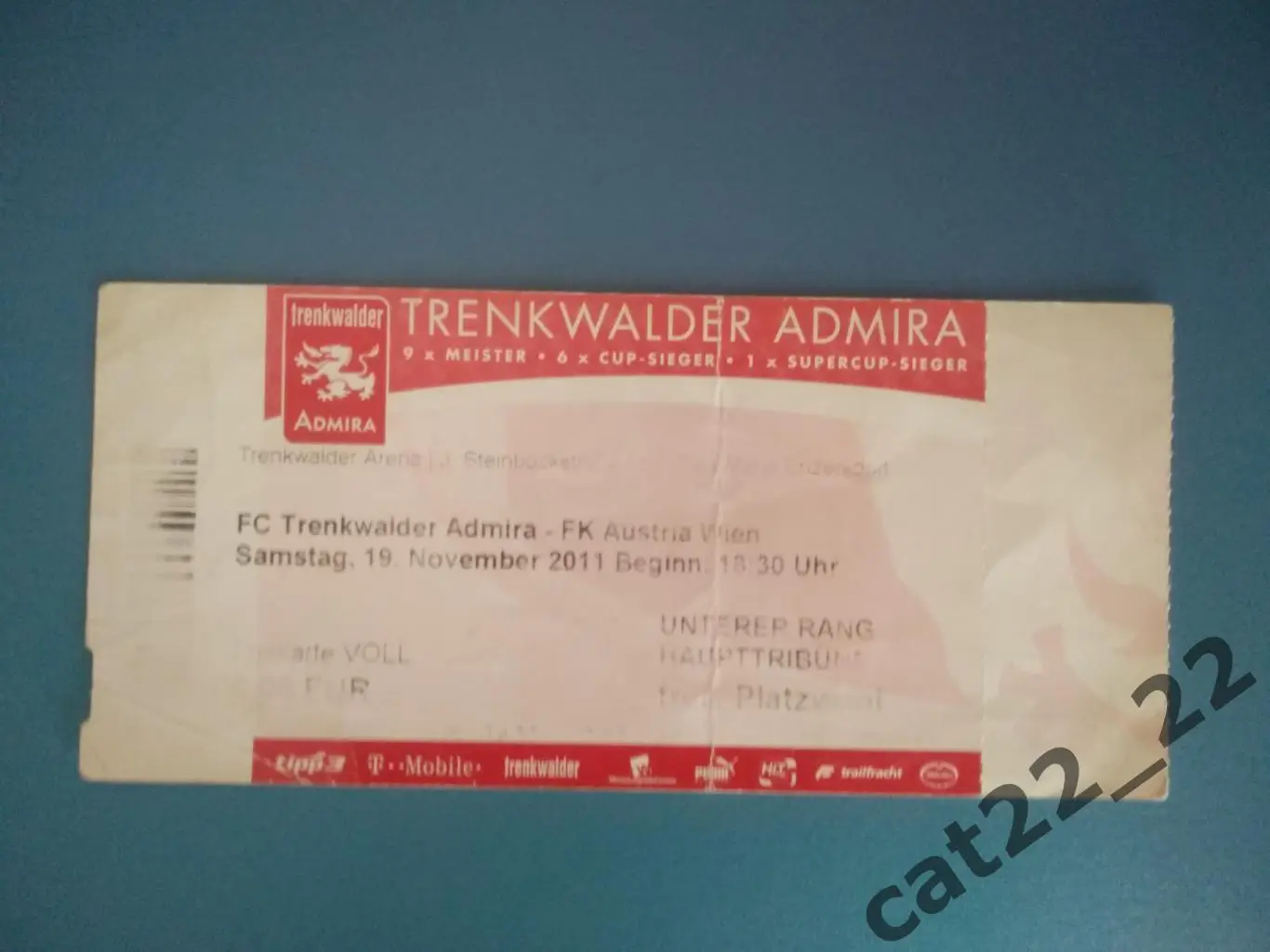 Тренквалдер Адмира Австрия - Аустрия Вена Австрия 2011/2012