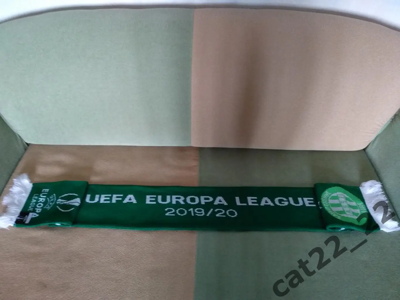 Лот № 3. Шарф. Лига Европы. Сент - Этьенн Франция. Александрия Украина 2019