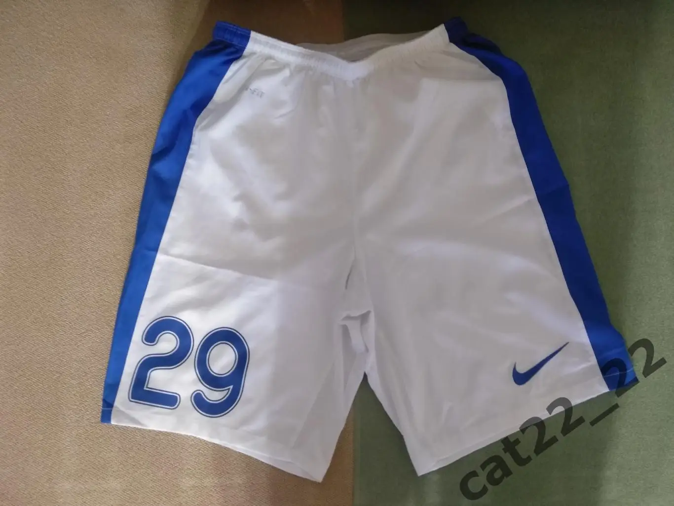 Шорты игровые. ФК Днепр Днепропетровск Украина. Руслан Ротань