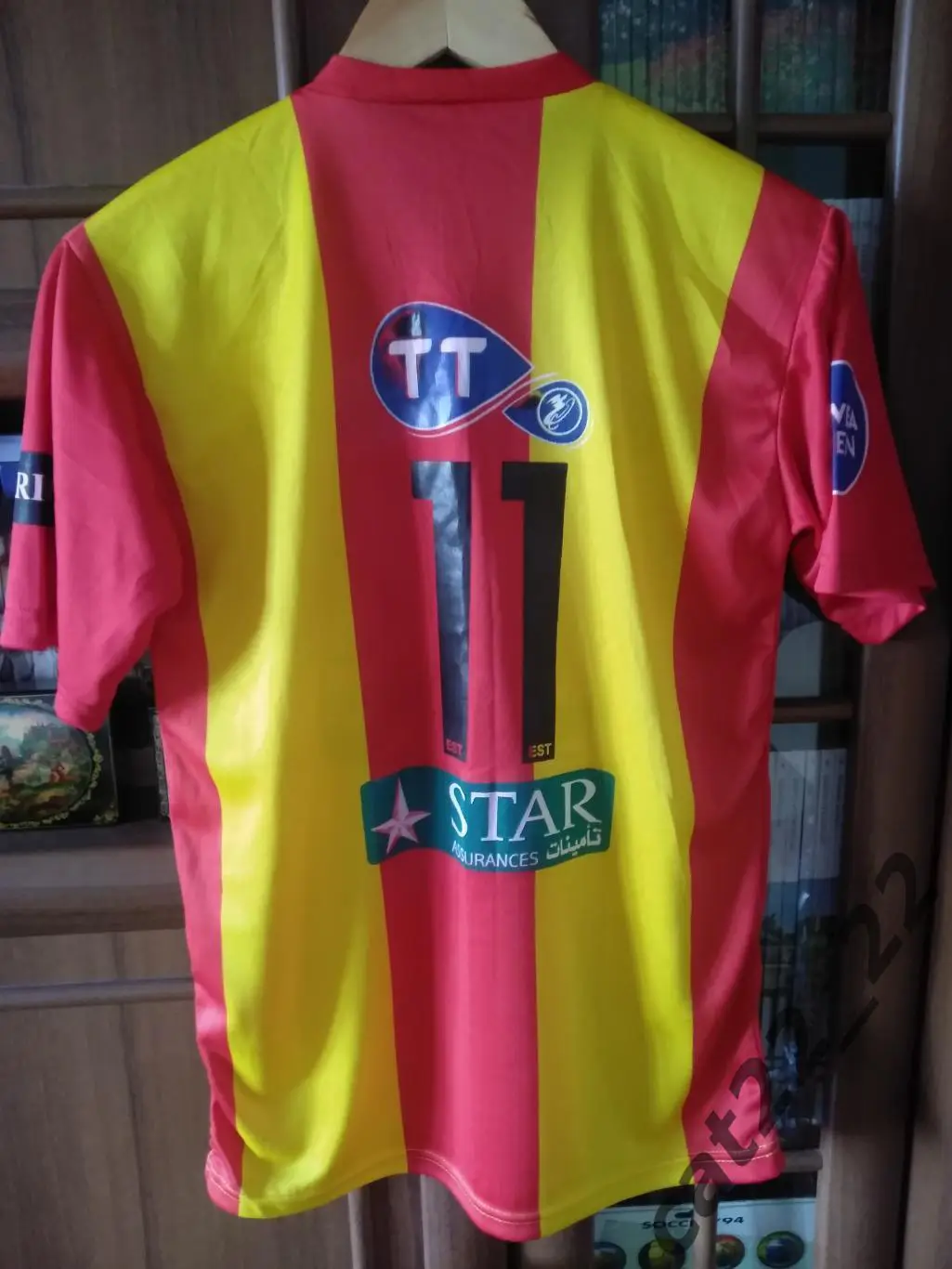 Футболка игровая. Джулиус Агахова. Эсперанс Тунис/Шахтер Донецк Украина 2000 1