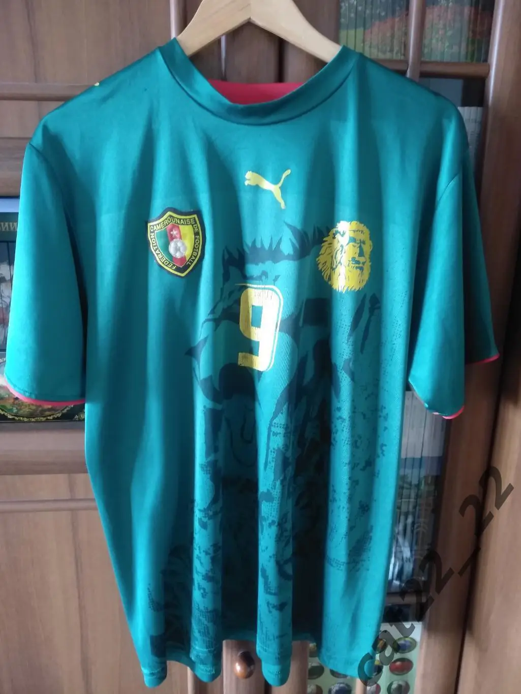 Футболка игровая. Середина 2000-х годов. Камерун. Самуэль ЭтоО. Барселона/Интер