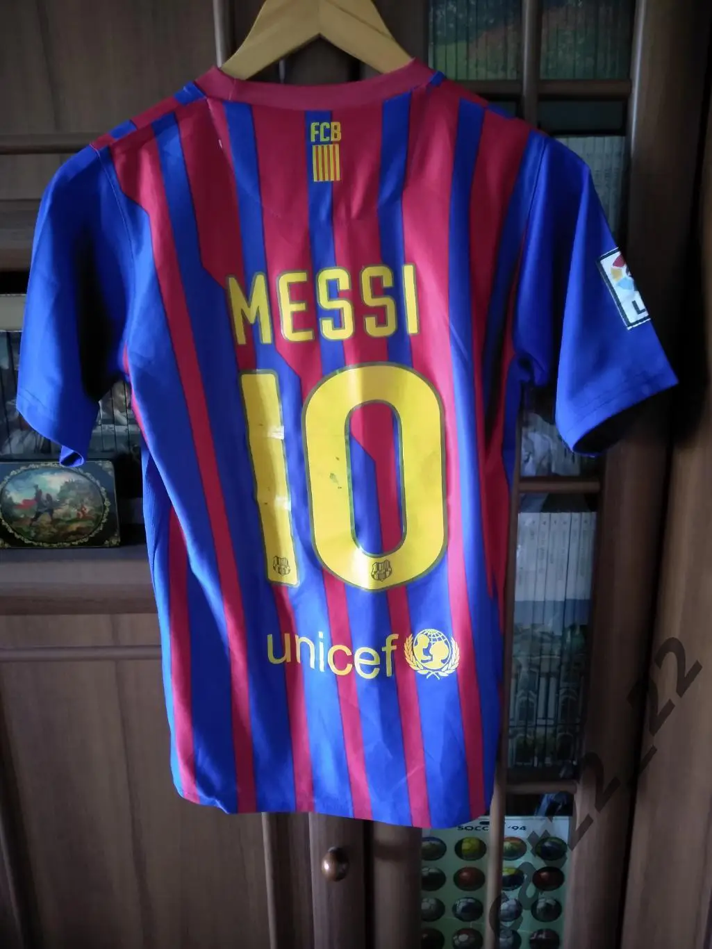 Оригинальная детская футболка. Барселона Испания. Лионель Месси 1