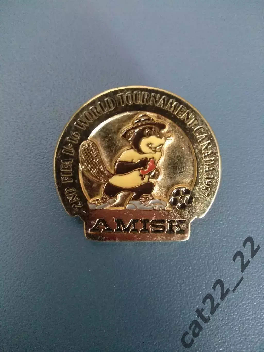 Официальный знак/значок ФИФА. Чемпионат мира U - 16. Канада 1987. СССР 1987
