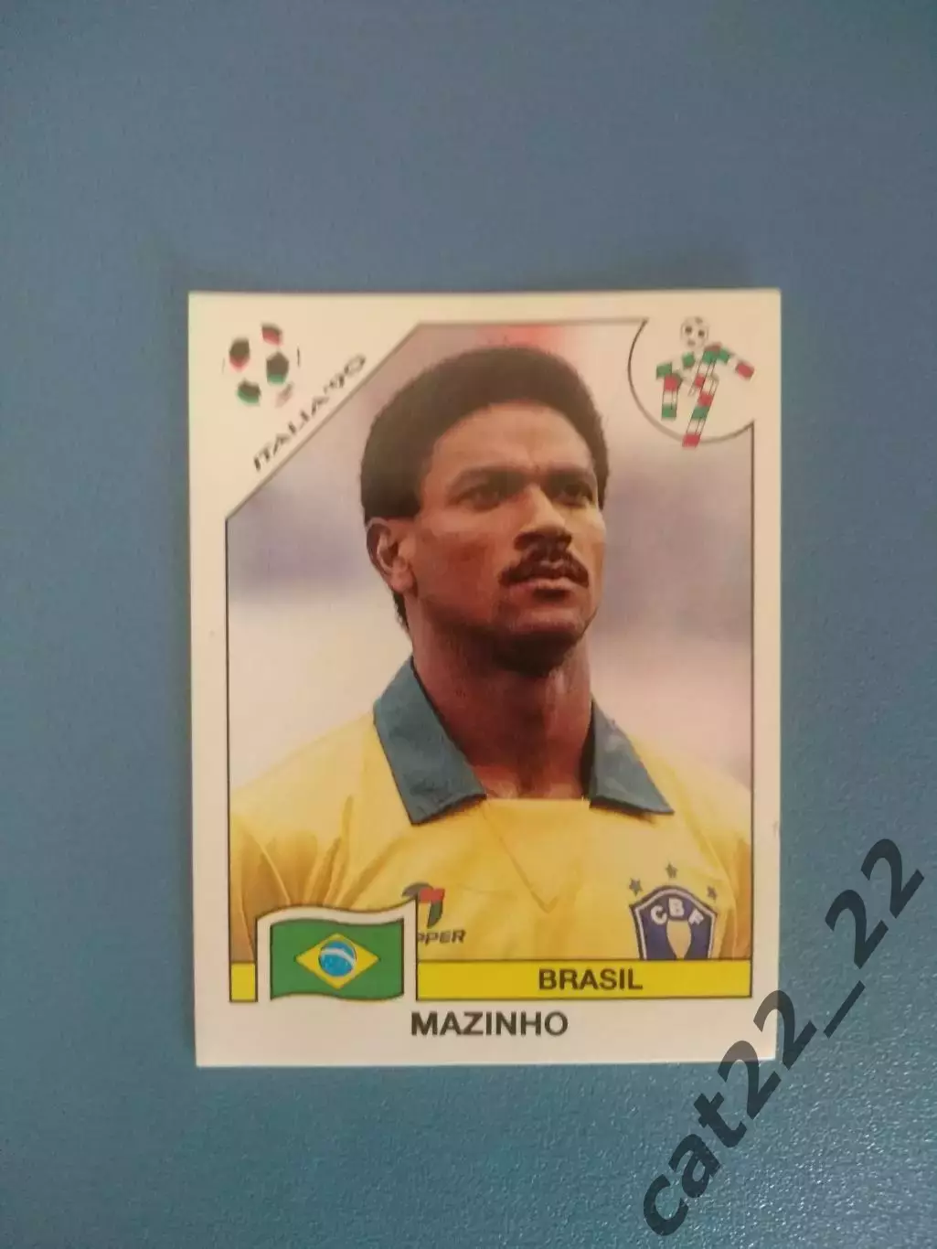 Наклейка. Панини/Panini. Чемпионат мира 1990. № 195